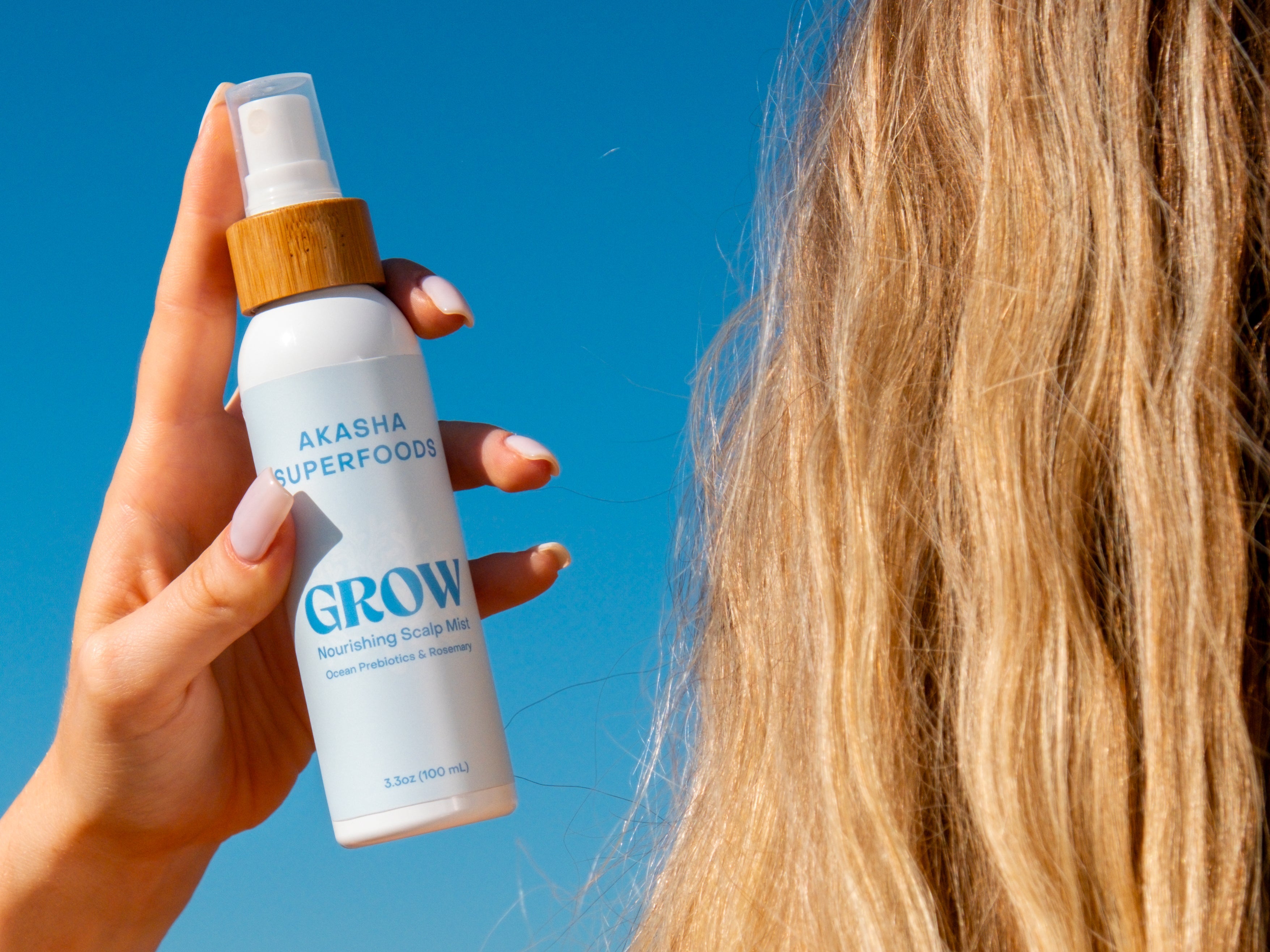 Big Hair Starts at the Root: Introducing GROW Nourishing Prebiotic Scalp Mist