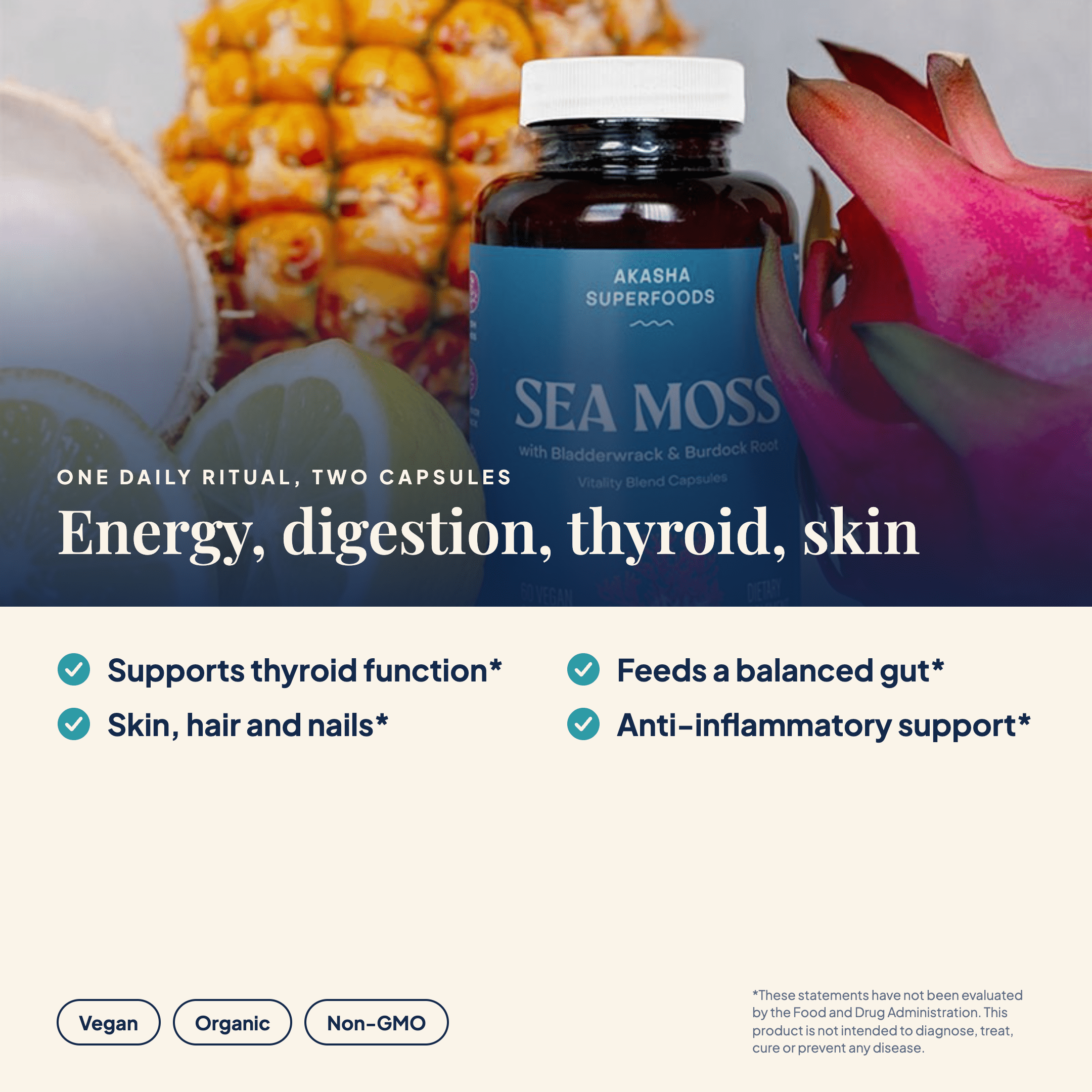 Sea Moss Vitality Blend Capsules benefits