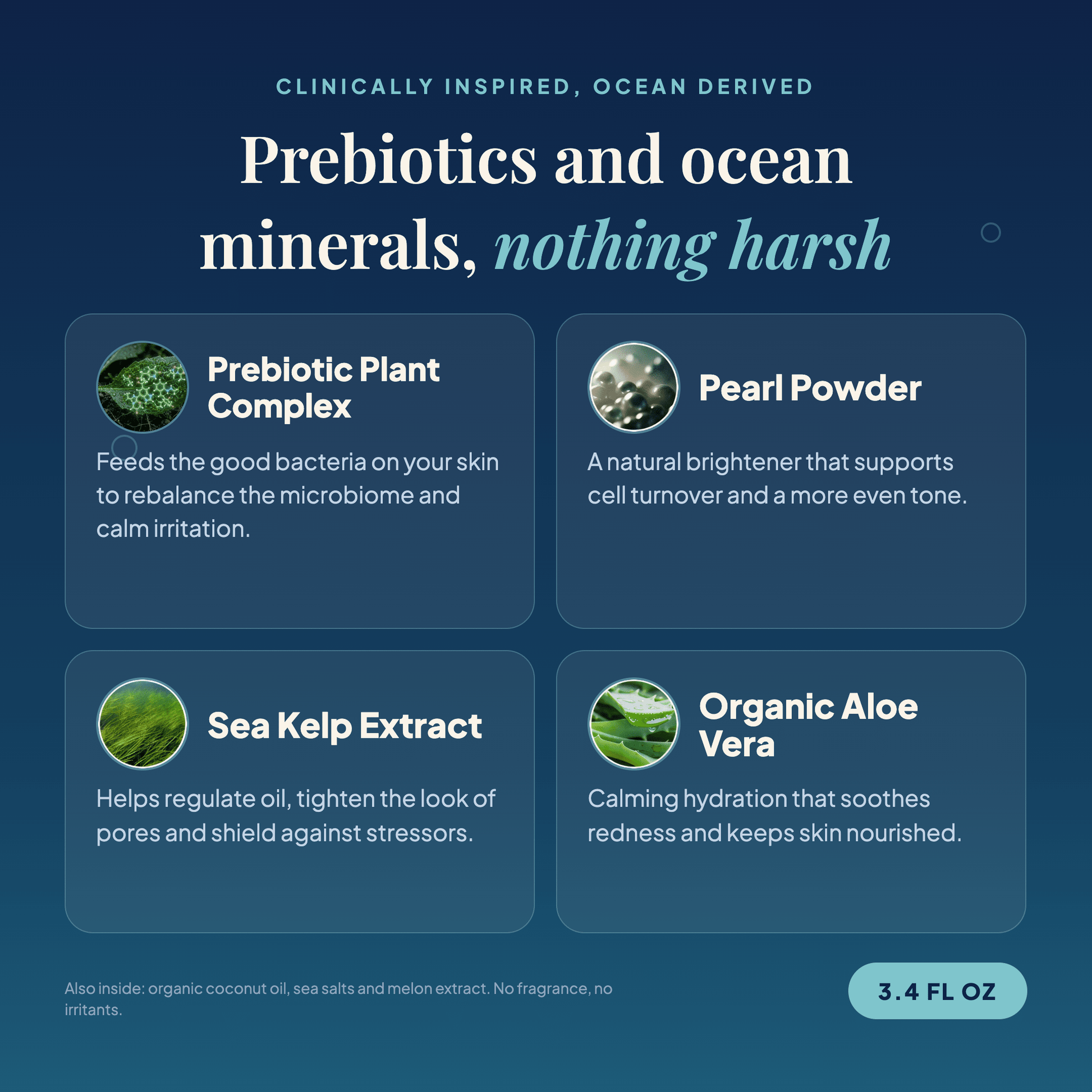 Skin Repair Mist prebiotic ingredients