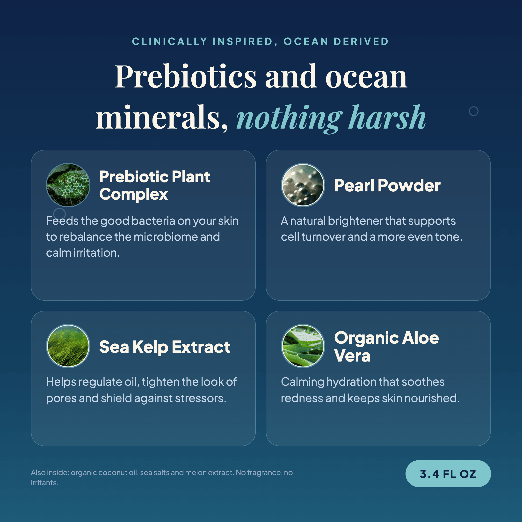 Skin Repair Mist prebiotic ingredients