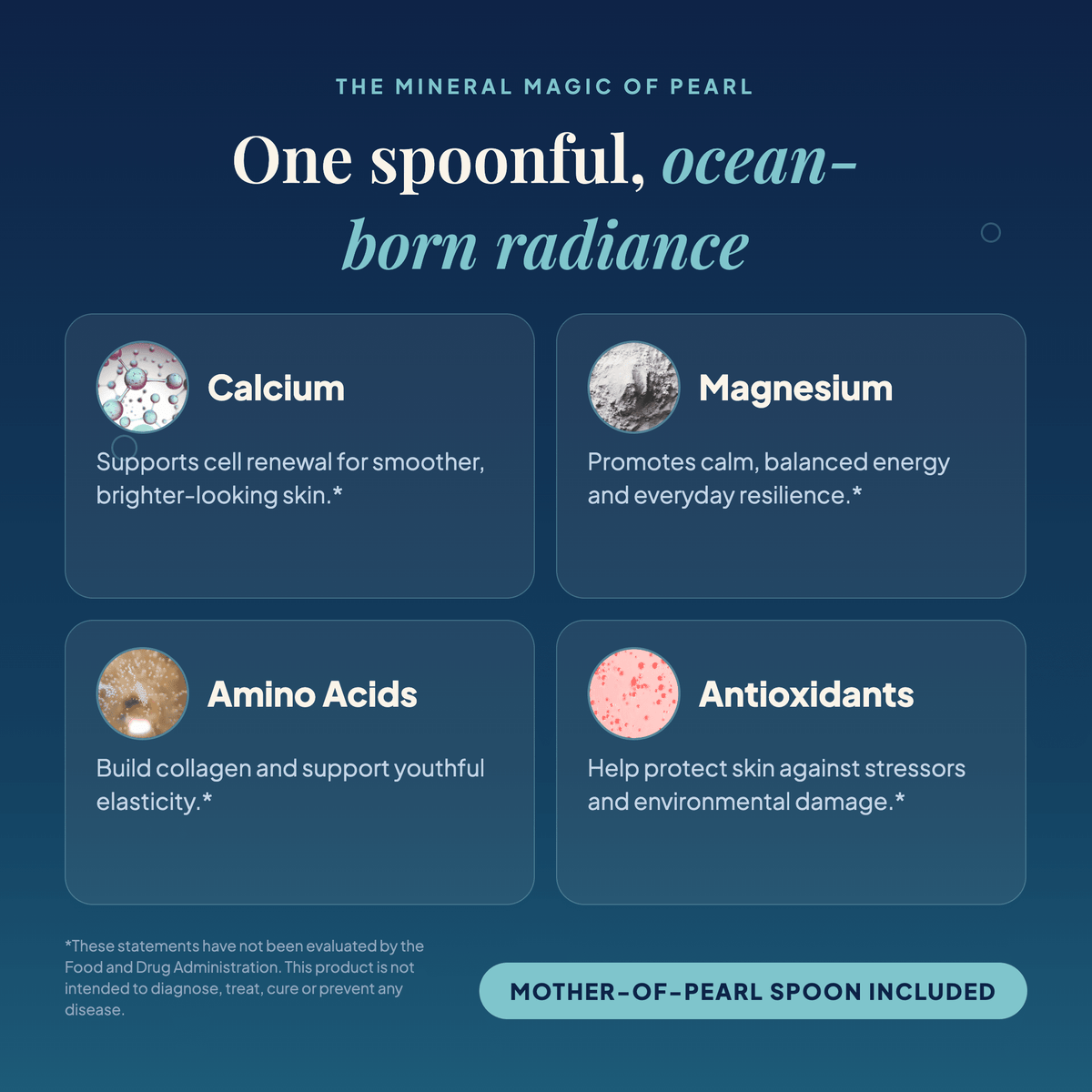 Pearl Powder trace minerals and amino acids